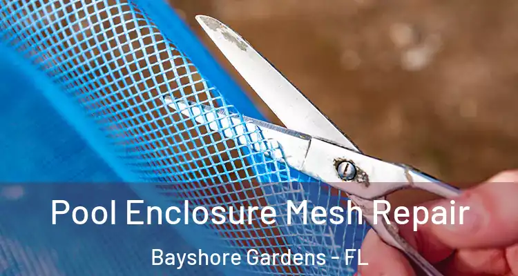 Pool Enclosure Mesh Repair Bayshore Gardens - FL