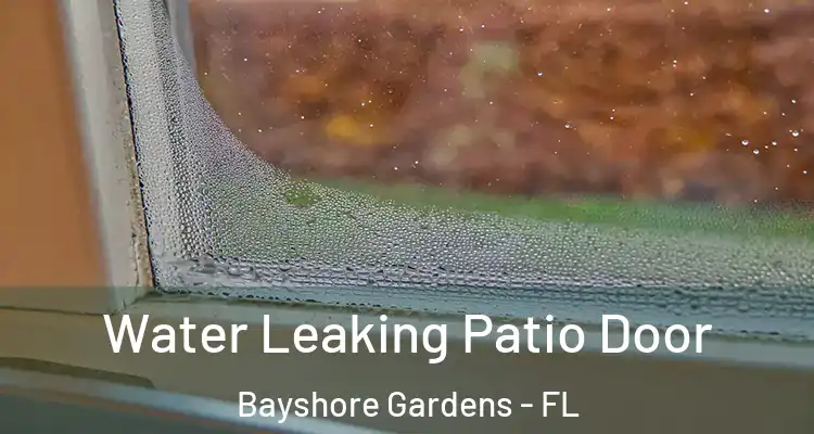 Water Leaking Patio Door Bayshore Gardens - FL